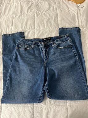 Bandolino Blue Straight-Leg Denim Jeans